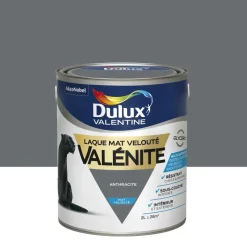 Online DULUX VALENTINE Peinture laque Valénite mat anthracite 2 L