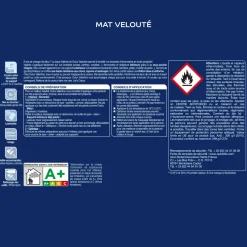 DULUX VALENTINE Peinture laque Valénite mat bleu paon 0,5 L