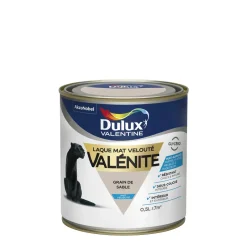 Discount DULUX VALENTINE Peinture laque Valénite mat grain de sable 0,5 L