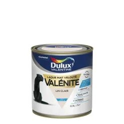 Online DULUX VALENTINE Peinture Laque Valénite Mat Lin Clair 0,5L