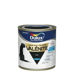 Best DULUX VALENTINE Peinture laque Valénite mat noir 0,5 L