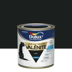 Best DULUX VALENTINE Peinture laque Valénite mat noir 0,5 L