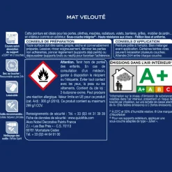 Discount DULUX VALENTINE Peinture laque Valénite mat noir 0,125 L