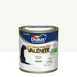 Online DULUX VALENTINE Peinture laque Valénite satin blanc de blanc 0,5 L