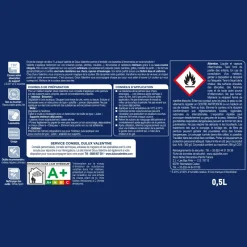 DULUX VALENTINE Peinture laque Valénite satin anthracite 0,5 L