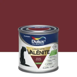 New DULUX VALENTINE Peinture laque Valénite satin rouge Basque 0,125 L