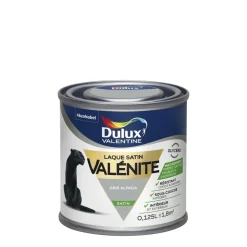 Hot DULUX VALENTINE Peinture laque Valénite satin gris Alpaga 0,125 L
