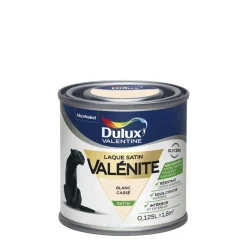 Outlet DULUX VALENTINE Peinture laque Valénite satin blanc cassé 0,125 L