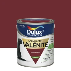 Sale DULUX VALENTINE Peinture laque Valénite satin rouge Basque 2 L