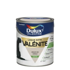 DULUX VALENTINE Peinture laque Valénite satin grain de sable 2 L