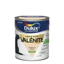 DULUX VALENTINE Peinture laque Valénite satin coquille d'oeuf 2 L