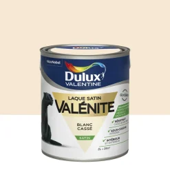Online DULUX VALENTINE Peinture laque Valénite satin blanc cassé 2 L