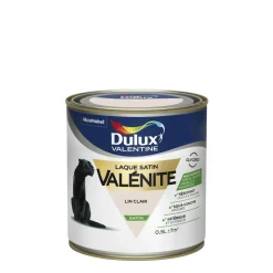 New DULUX VALENTINE Peinture laque Valénite satin lin clair 0,5 L
