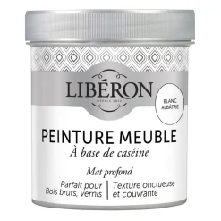 Discount LIBERON Peinture meuble à base de caséine blanc albâtre 0.5L