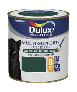Sale DULUX VALENTINE Peinture Multi-Supports Satin Vert Pays Basque 0,5L