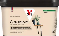 Clearance V33 Peinture multisupports Satin Colorissim grège 2,5L