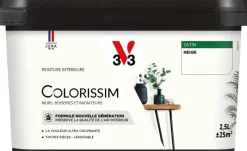 Outlet V33 Peinture multisupports Satin Colorissim neige 2,5L