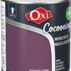 Sale OXI Peinture murs et boiseries aubergine 0.5L