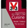 New V33 Peinture rénovation cuisine gris loft satin 75ml