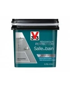 Best V33 Peinture rénovation salle de bain gris dauphin satin 0,75l