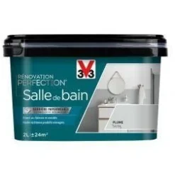 Discount V33 Peinture Rénovation Salle de bain Plume Satin 2 L