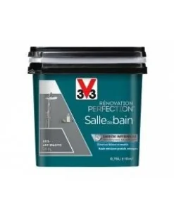 Clearance V33 Peinture rénovation salle de bain seigle satin 0,75l