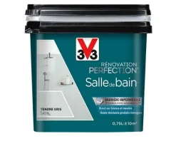 V33 Peinture Salle de bain 750ml tendre gris satin