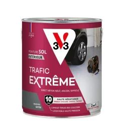 Outlet V33 Peinture sol satin graphite 2,5L