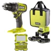 Sale RYOBI Perceuse-visseuse à percussion 18V + 2 batteries