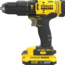 STANLEY Perceuse visseuse à percussion V20 Lithium 18V 2 batteries
