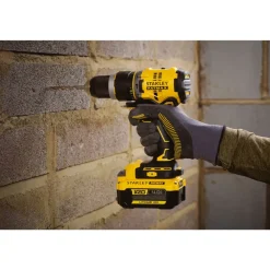 Clearance STANLEY Perceuse visseuse à percussion V20 Lithium 18V -2 batteries