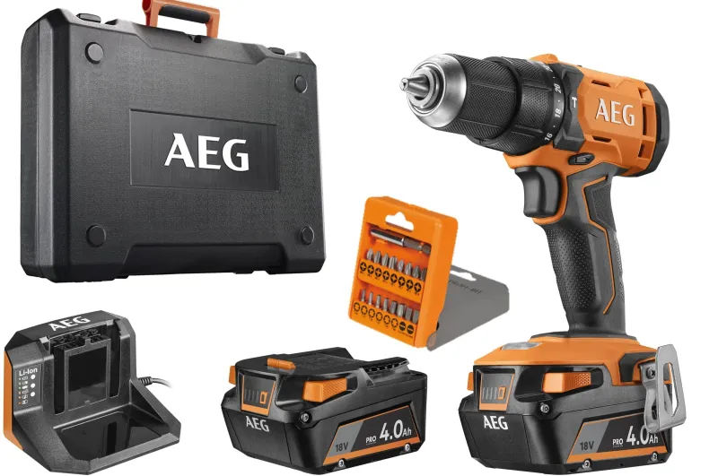 New AEG Perceuse visseuse à percussion 18V BSB 18G4-402 LK3