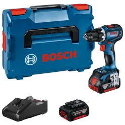 Best BOSCH PROFESSIONAL Perceuse-visseuse sans fil GSR 18V Brushless (2x4,0 Ah)
