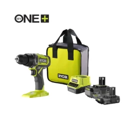Best RYOBI Perceuse visseuse sans fil 18V + 2 batt + chargeur rapide