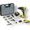 New STANLEY Perceuse visseuse V20 Brushless 60Nm 18V (2x2Ah)