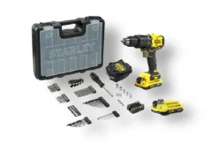 New STANLEY Perceuse visseuse V20 Brushless 60Nm 18V (2x2Ah)