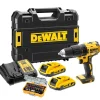 Outlet DEWALT Perceuse visseuse XR 18V 2X2Ah Li-Ion Brushless + cof. acce.