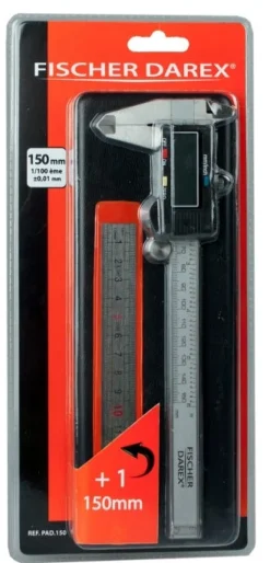 New FISCHER DAREX Pied à coulisse digital inox 150 mm