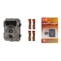 Clearance NUM'AXES Piège photographique PIE1066 pack (4 piles + 1 carte 32 GB)