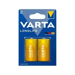 New VARTA Pile alcaline Longlife C/LR14 (x2)