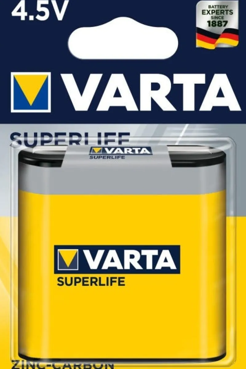 Clearance VARTA Pile plate saline superlife 4,5V