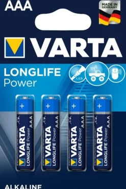 Discount VARTA Piles alcalines LR03 AAA Longlife Power (x4)