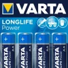 VARTA Piles alcalines LR6 AA Longlife Power (x4)