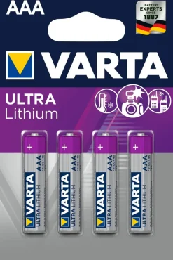 Online VARTA Piles ultra Lithium AAA (x4)