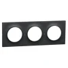 SCHNEIDER Plaque de finition Odace Styl 3 postes anthracite 71mm