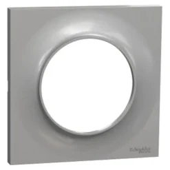 Sale SCHNEIDER Plaque de finition Odace Styl 1 poste aluminium