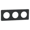 Online SCHNEIDER Plaque de finition Odace Touch 3 postes anthracite 71mm