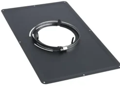 Best TEN Plaque de proprete 400 x 400 noire Ø125mm