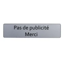 Online RENZ Plaque "Pas de publicité, Merci" pour boîtes aux lettres