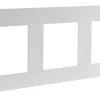 Hot ZENITECH Plaque 3 postes artezo blanc
